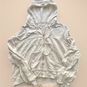 SOLD AE White Zip-Up Hoodie